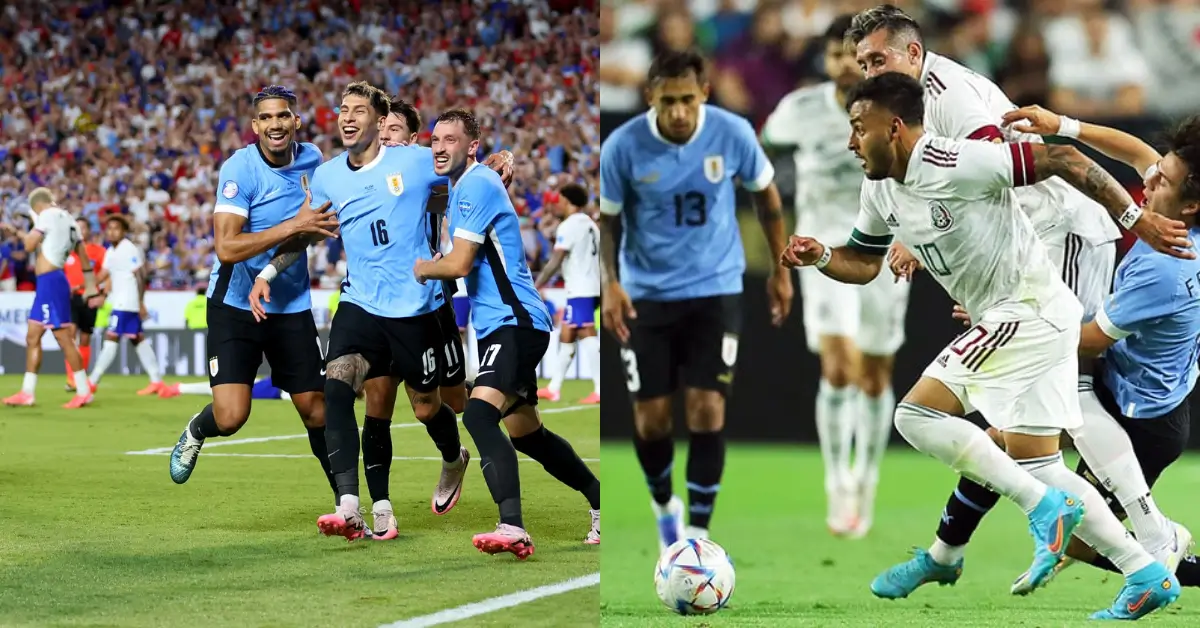 Mexico National Football Team vs Uruguay National Football Team Timeline