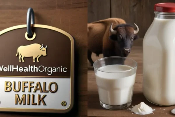 WellHealthOrganic Buffalo Milk Tag