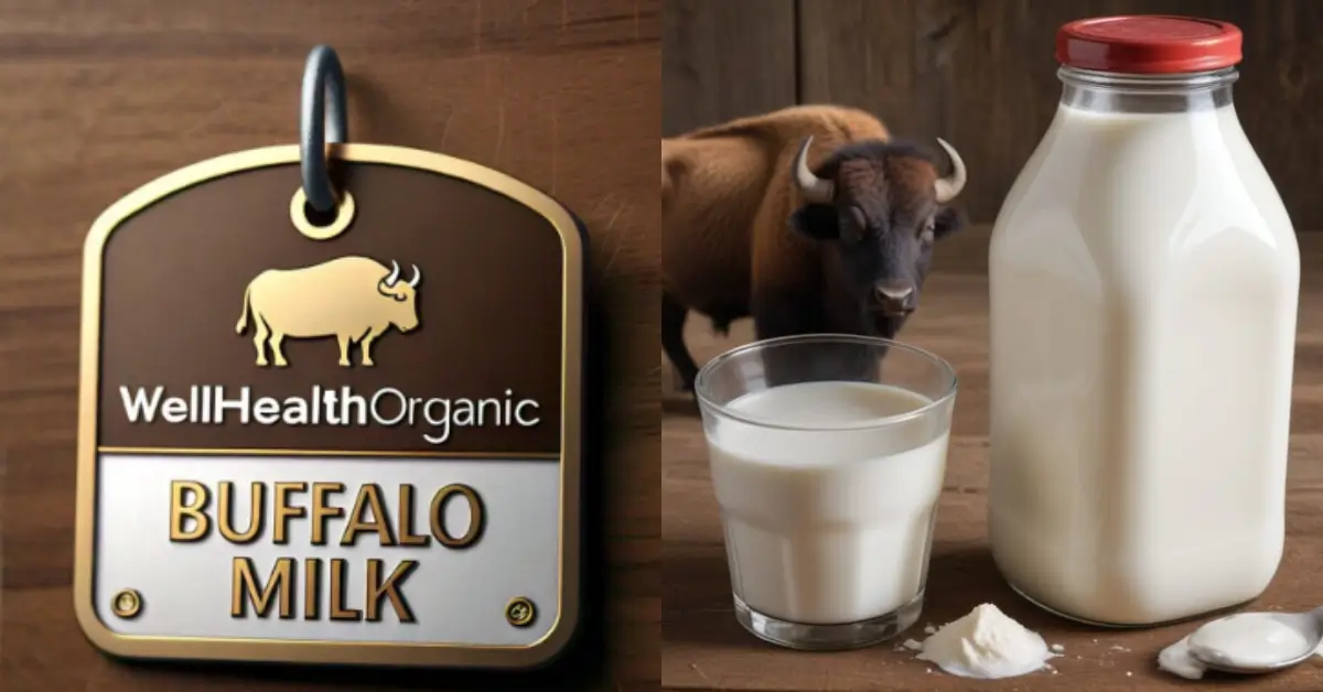 WellHealthOrganic Buffalo Milk Tag