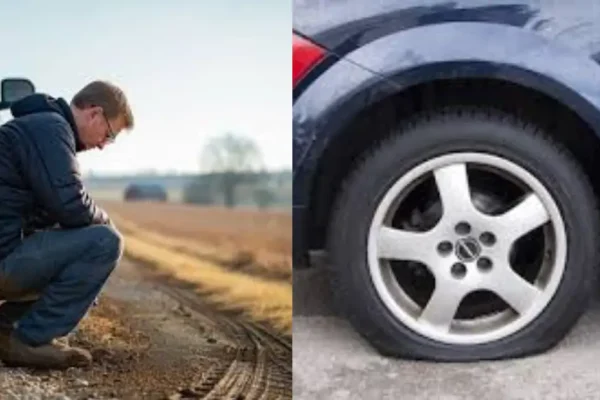 Tire Deflated After Being in Sun